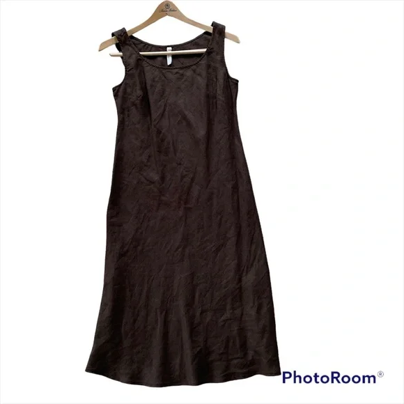 Nuthatch | Dresses | Nuthatch 0 Brown Linen Sheath Dress Sz M | Poshmark